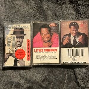 3 Luther vandross cassettes